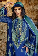 Load image into Gallery viewer, SOBIA NAZIR | AUTUMN/WINTER 2022 | AW22-9B Teal Lawn Dress available @lebaasonline. We have brands such as Maria b, Sana Safinaz, Sobia Nazir for PIndian bridal dresses online USA. Evening dress can be customized at Pakistani designer boutique online UK at Lebaasonline in UK, USA, France, Austria at SALE! 