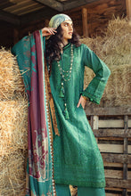 Load image into Gallery viewer, SOBIA NAZIR | AUTUMN/WINTER 2022 | AW22-3B Teal Lawn Dress available @lebaasonline. We have brands such as Maria b, Sana Safinaz, Sobia Nazir for PIndian bridal dresses online USA. Evening dress can be customized at Pakistani designer boutique online UK at Lebaasonline in UK, USA, France, Austria at SALE! 
