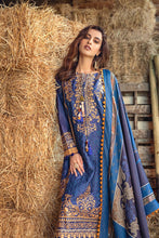 Load image into Gallery viewer, SOBIA NAZIR | AUTUMN/WINTER 2022 | AW22-3A Teal Lawn Dress available @lebaasonline. We have brands such as Maria b, Sana Safinaz, Sobia Nazir for PIndian bridal dresses online USA. Evening dress can be customized at Pakistani designer boutique online UK at Lebaasonline in UK, USA, France, Austria at SALE! 