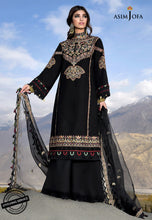 Load image into Gallery viewer, Buy ASIM JOFA | SHEHR-E-YAAR COLLECTION | AJSL-01 Black from Lebaasonline Pakistani Clothes in the UK @ best price! Shop PAKISTANI WEDDING DRESSES ONLINE, Summer Suits, PAKISTANI DESIGNER DRESS UK for Wedding, Party &amp; Bridal Wear. Indian &amp; Pakistani Summer Dresses by ASIM JOFA  in the UK &amp; USA at LebaasOnline.