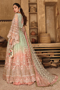 Buy Emaan Adeel | Virsa Luxury Chiffon Collection 2021 | VR 07 from Emaan Adeel's latest Bridal collection. We are stockists of Emaan Adeel Chiffon 2021 collection, Maria b dresses Various Pakistani clothes online UK are available exclusively on SALE! Buy Pakistani suits from Lebaasonline in UK, Spain, Austria!