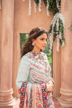 Load image into Gallery viewer, MARYAM HUSSAIN Luxury Lawn &#39;21 Collection -CHANDNI Blue dress most popular Pakistani outfits for evening wear and winter season in the UK, USA and France. These 3 pc unstitched, stitched &amp; READY MADE Indian &amp; Pakistani Suits are best for Eid outfits. Shop Salwar Kameez by Maryam Hussain on SALE price at Lebaasonline!