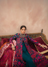 Load image into Gallery viewer, MARYAM HUSSAIN Luxury Lawn &#39;21 Collection - ZEENIA Blue dress most popular Pakistani outfits for evening wear and winter season in the UK, USA and France. These 3 pc unstitched, stitched &amp; READY MADE Indian &amp; Pakistani Suits are best for Eid outfits. Shop Salwar Kameez by Maryam Hussain on SALE price at Lebaasonline!
