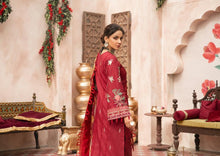 Load image into Gallery viewer, MARYAM HUSSAIN Luxury Lawn &#39;21 Collection - GULAB Maroon dress most popular Pakistani outfits for evening wear and winter season in the UK, USA and France. These 3 pc unstitched, stitched &amp; READY MADE Indian &amp; Pakistani Suits are best for Eid outfits. Shop Salwar Kameez by Maryam Hussain on SALE price at Lebaasonline!