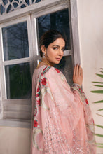 Load image into Gallery viewer, MARYAM HUSSAIN Luxury Lawn &#39;21 Collection -MUSK Peach dress most popular Pakistani outfits for evening wear and winter season in the UK, USA and France. These 3 pc unstitched, stitched &amp; READY MADE Indian &amp; Pakistani Suits are best for Eid outfits. Shop Salwar Kameez by Maryam Hussain on SALE price at Lebaasonline!