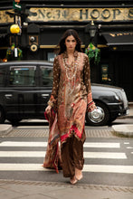 Load image into Gallery viewer, SOBIA NAZIR SILK COLLECTION 2022 | DESIGN 04 Brown Silk collection is available @lebaasonline. We have latest silk collection of Sobia Nazir Silk, Maria B. Various Evening/ Party wear dresses online USA is available at our designer boutique with express shipping across world including UK, USA, France, Belgium at SALE!