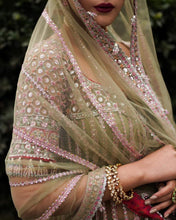 Load image into Gallery viewer, HUSSAIN REHAR | WEDDING FESTIVE COLLECTION 2023 | SAFAR LEBAASONLINE Available on our website. We have exclusive variety of PAKISTANI DRESSES ONLINE. This wedding season get your unstitched or customized dresses from our PAKISTANI BOUTIQUE ONLINE. PAKISTANI DRESSES IN UK, USA,  Lebaasonline at SALE price!