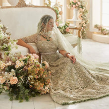 Load image into Gallery viewer, ELAN | WEDDING FESTIVE 2023 | ARYA-02 Pistachio PAKISTANI BRIDAL DRESSE &amp; READY MADE PAKISTANI CLOTHES UK. Designer Collection Original &amp; Stitched. Buy READY MADE PAKISTANI CLOTHES UK, Pakistani BRIDAL DRESSES &amp; PARTY WEAR OUTFITS AT LEBAASONLINE. Next Day Delivery in the UK, USA, France, Dubai, London &amp; Manchester 