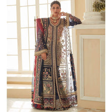 Load image into Gallery viewer, ELAN | WEDDING FESTIVE 2023 | LALEH-04 deep blue PAKISTANI BRIDAL DRESSE &amp; READY MADE PAKISTANI CLOTHES UK. Designer Collection Original &amp; Stitched. Buy READY MADE PAKISTANI CLOTHES UK, Pakistani BRIDAL DRESSES &amp; PARTY WEAR OUTFITS AT LEBAASONLINE. Next Day Delivery in the UK, USA, France, Dubai, London &amp; Manchester 