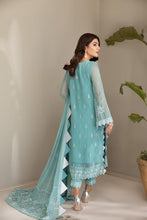 Load image into Gallery viewer, Buy Mahyar Alizeh Chiffon Collection 2021 | Ferozé Blue Chiffon Embroidered Collection from our official website. We are largest stockists of Eid Collection 2021 Buy this Eid dresses from Alizeh Chiffon 2021 unstitched and stitched. This Eid buy NEW dresses in UK USA, Manchester from latest suits in Lebaasonline