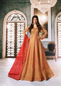Buy Glossy Simar Amyra Abha Gown Style Suit | 9059 Orange Gown with Georgette Embroidered INDIAN SUIT UK collection. We have elegant collection of INDIAN PARTY GOWN UK such as Swagat Aashirwad Mohini at our online store. Buy from our ravishing collection of Ready made PARTY WEAR INDIAN SUIT UK from Lebaasonline.co.uk