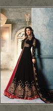 Load image into Gallery viewer, Buy Glossy Simar Amyra Abha Gown Style Suit | 9060 Black Gown with Georgette Embroidered INDIAN SUIT UK collection. We have elegant collection of INDIAN PARTY GOWN UK such as Swagat Aashirwad Mohini at our online store. Buy from our ravishing collection of Ready made PARTY WEAR INDIAN SUIT UK from Lebaasonline.co.uk