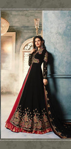Buy Glossy Simar Amyra Abha Gown Style Suit | 9060 Black Gown with Georgette Embroidered INDIAN SUIT UK collection. We have elegant collection of INDIAN PARTY GOWN UK such as Swagat Aashirwad Mohini at our online store. Buy from our ravishing collection of Ready made PARTY WEAR INDIAN SUIT UK from Lebaasonline.co.uk
