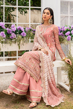 Load image into Gallery viewer, GISELE | A&#39;LA MODE COLLECTION &#39;22  | AZALEA peach color dresses exclusively available @lebaasonline. Gisele Pakistani Designer Dresses in UK Online, Maria B is available with us. Buy Gisele Clothing Pakistan for Pakistani Bridal Outfit look. The dresses can be customized in UK, USA, France at Lebaasonline