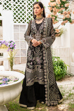 Load image into Gallery viewer, GISELE | A&#39;LA MODE COLLECTION &#39;22  | EMORY black color dresses exclusively available @lebaasonline. Gisele Pakistani Designer Dresses in UK Online, Maria B is available with us. Buy Gisele Clothing Pakistan for Pakistani Bridal Outfit look. The dresses can be customized in UK, USA, France at Lebaasonline