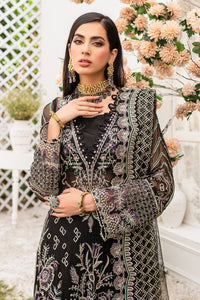 GISELE | A'LA MODE COLLECTION '22  | EMORY black color dresses exclusively available @lebaasonline. Gisele Pakistani Designer Dresses in UK Online, Maria B is available with us. Buy Gisele Clothing Pakistan for Pakistani Bridal Outfit look. The dresses can be customized in UK, USA, France at Lebaasonline