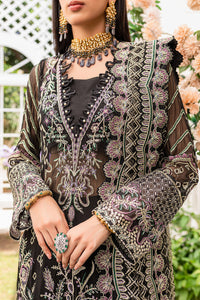 GISELE | A'LA MODE COLLECTION '22  | EMORY black color dresses exclusively available @lebaasonline. Gisele Pakistani Designer Dresses in UK Online, Maria B is available with us. Buy Gisele Clothing Pakistan for Pakistani Bridal Outfit look. The dresses can be customized in UK, USA, France at Lebaasonline