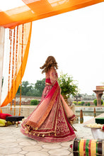 Load image into Gallery viewer, Buy AJR Alif Luxury Wedding Collection 2022 | 01 Pakistani Bridal Dresses Available for in Sizes Modern Printed embroidery dresses on lawn &amp; luxury cotton designer fabric created by Khadija Shah from Pakistan &amp; for SALE in the UK, USA, Malaysia, London. Book now ready to wear Medium sizes or customise @Lebaasonline.
