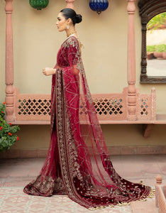 EMAAN ADEEL SAREE | EM-02 Maroon Net Pallu Saree is available @lebaasonline. We have various VELVET SAREE of MARIA B, EMAAN ADEEL, MARYUM N MARIA, various PAKISTANI BRIDAL DRESSES ONLINE in UK is available in unstitched and stitched. We do express shipping worldwide including UK, USA, France, Austria 