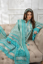 Load image into Gallery viewer, Buy Sobia Nazir’s Luxury Lawn Collection 2021 Light Blue Dress from our website We are largest stockists of Sobia Nazir Lawn 2021 Maria b Pret collection The Pakistani Dresses UK are now trending in Mehndi Party Wear dresses and Bridal Collection Buy dresses online in Birmingham, UK USA Spain from Lebaasonline in SALE!