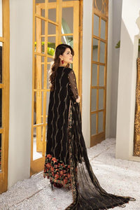 Buy Mahyar Alizeh Chiffon Collection 2021 | Layla Black Chiffon Embroidered Collection from our official website. We are largest stockists of Eid Collection 2021 Buy this Eid dresses from Alizeh Chiffon 2021 unstitched and stitched. This Eid buy NEW dresses in UK USA, Manchester from latest suits in Lebaasonline