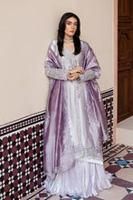 Load image into Gallery viewer, Buy MUSHQ | SUNEHRI Purple Designer Dresses Is an exclusively available for online UK @lebaasonline. PAKISTANI WEDDING DRESSES ONLINE UK can be customized at Pakistani designer boutique in USA, UK, France, London. Get Pakistani &amp; Indian velvet BRIDAL DRESSES ONLINE USA at Lebaasonline at SALE!
