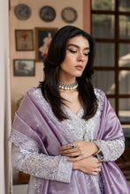 Load image into Gallery viewer, Buy MUSHQ | SUNEHRI Purple Designer Dresses Is an exclusively available for online UK @lebaasonline. PAKISTANI WEDDING DRESSES ONLINE UK can be customized at Pakistani designer boutique in USA, UK, France, London. Get Pakistani &amp; Indian velvet BRIDAL DRESSES ONLINE USA at Lebaasonline at SALE!