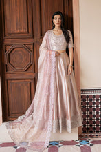 Load image into Gallery viewer, Buy MUSHQ | SUNEHRI 2023-SILK EDITION pink Designer Dresses Is an exclusively available for online UK @lebaasonline. PAKISTANI WEDDING DRESSES ONLINE UK can be customized at Pakistani designer boutique in USA, UK, France, Dubai, Saudi, London. Get Pakistani &amp; Indian velvet BRIDAL DRESSES ONLINE USA at Lebaasonline.