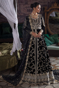 Buy MUSHQ | TEHZEEB | Luxury Velvet Unstitched 21 | Bina MV21-05 Black exclusively available VELVET PAKISTANI DRESS UK @lebaasonline. PAKISTANI VELVET DESIGNER SUITS ONLINE can be customized at Pakistani designer boutique in USA, UK, London. Get Pakistani Wedding dresses online UK at Lebaasonline at SALE!