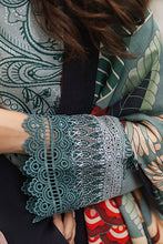 Load image into Gallery viewer, Buy MUSHQ | BROADWAY WINTER EDIT &#39;21 | ICE MOM-02 Green Khaddar Pakistani Designer Suit UK Online at Great Price! Go for bold prints INDIAN CLOTHES FOR WOMEN  this summer in runway fashion style . A vividly rendered print for ASIAN PARTY WEAR can be customised at LEBAASONLINE UK. We deliver to UK, USA France at SALE