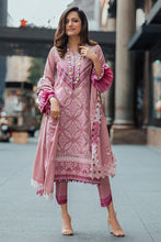 Load image into Gallery viewer, Buy MUSHQ | BROADWAY WINTER EDIT &#39;21 | BLUSH-07 Pink Karandi Pakistani Designer Suit UK Online at Great Price! Go for bold prints INDIAN CLOTHES FOR WOMEN  this summer in runway fashion style . A vividly rendered print for ASIAN PARTY WEAR can be customised at LEBAASONLINE UK. We deliver to UK, USA France at SALE