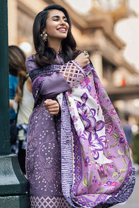 Buy MUSHQ | BROADWAY WINTER EDIT '21 | HARLEM-09 Purple Khaddar Pakistani Designer Suit UK Online at Great Price! Go for bold prints INDIAN CLOTHES FOR WOMEN  this summer in runway fashion style . A vividly rendered print for ASIAN PARTY WEAR can be customised at LEBAASONLINE UK. We deliver to UK, USA France at SALE