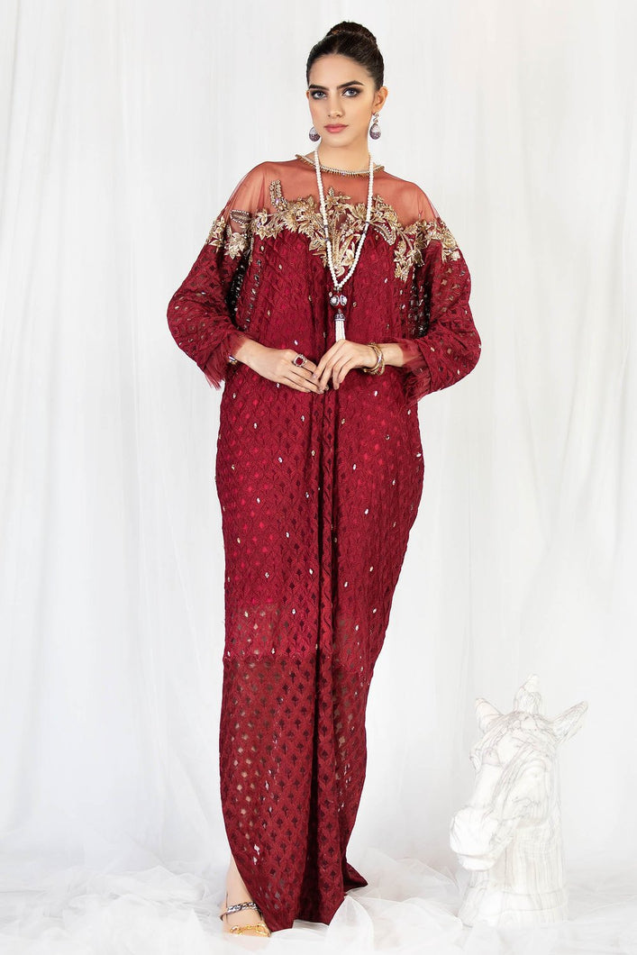 SHIZA HASSAN PRET COLLECTION | MEETHI EID '21- MABEL Maroon Wedding dress is exclusively at our online store. We have a huge variety of collections of Shiza Hassan, Maria b any many other top brands. This Wedding makes yourself look classy with our newest collections Buy Shiza Hassan Pret in UK USA from Lebaasonline