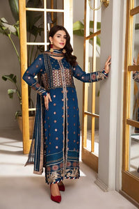 Buy Mahyar Alizeh Chiffon Collection 2021 | Mahgul Blue Chiffon Embroidered Collection from our official website. We are largest stockists of Eid Collection 2021 Buy this Eid dresses from Alizeh Chiffon 2021 unstitched and stitched. This Eid buy NEW dresses in UK USA, Manchester from latest suits in Lebaasonline
