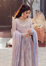 Load image into Gallery viewer, Mushq Dastaan Chikankari 2021 - KULSUM | 05 Light Purple Chikankari dress is exclusively available on lebasonline. We have largest varieties of Pakistani Designer Dress in UK of various brand such as Mushq 2021. The dresses are customized as Pakistani bridal dress in USA. Get your dress in UK USA from lebaasonline!