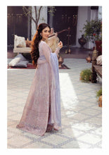 Load image into Gallery viewer, Mushq Dastaan Chikankari 2021 - KULSUM | 05 Light Purple Chikankari dress is exclusively available on lebasonline. We have largest varieties of Pakistani Designer Dress in UK of various brand such as Mushq 2021. The dresses are customized as Pakistani bridal dress in USA. Get your dress in UK USA from lebaasonline!