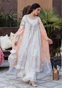 Mushq Dastaan Chikankari 2021 - JANA | 10 White Chikankari dress is exclusively available on lebasonline. We have largest varieties of Pakistani Designer Dress in UK of various brand such as Mushq 2021. The dresses are customized as Pakistani bridal dress in USA. Get your dress in UK USA from lebaasonline!