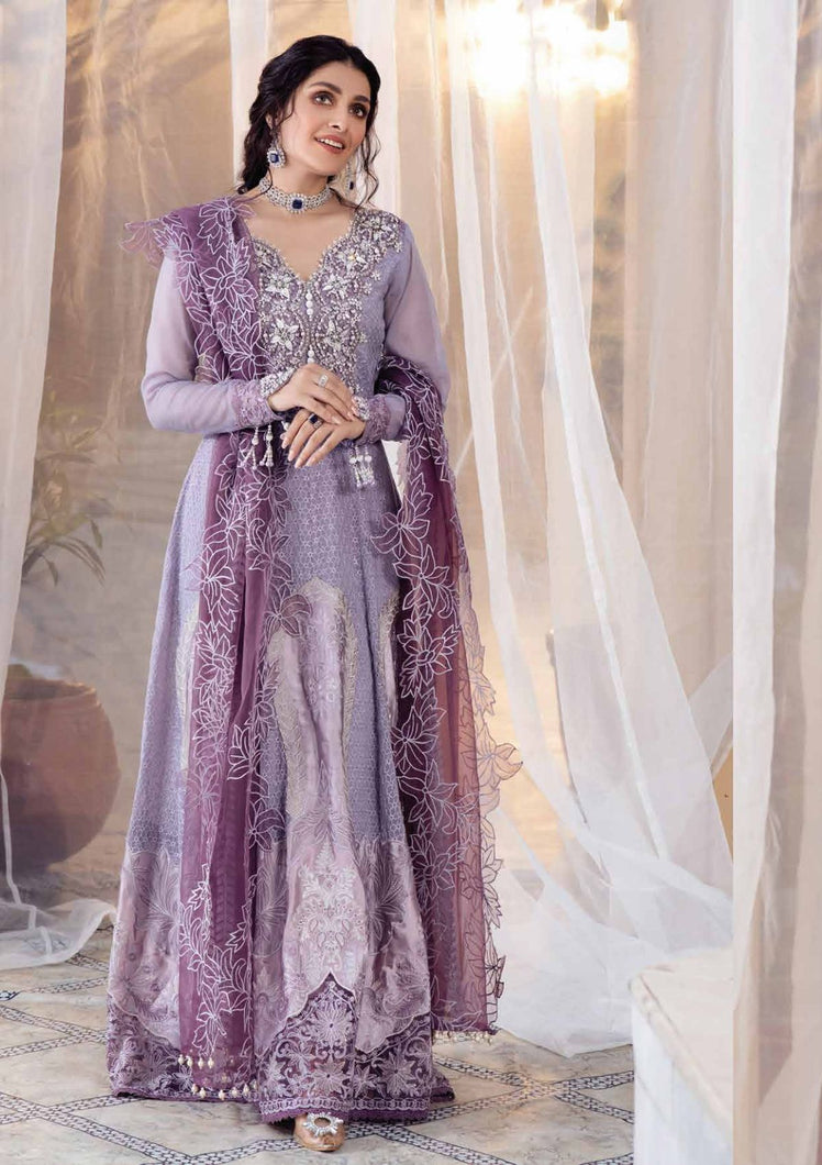 Mushq Dastaan Chikankari 2021 - ZEENAT | 04 Purple Chikankari dress is exclusively available on lebasonline. We have largest varieties of Pakistani Designer Dress in UK of various brand such as Maria B Mushq 2021. The dresses are customized as Pakistani boutique dress in USA. Get your dress in UK USA from lebaasonline!