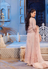 Load image into Gallery viewer, Mushq Dastaan Chikankari 2021 - NISSA | 07 Peach Chikankari dress is exclusively available on lebasonline. We have largest varieties of Pakistani Designer Dress in UK of various brand such as Mushq 2021. The dresses are customized as Pakistani bridal dress in USA. Get your dress in UK USA from lebaasonline!