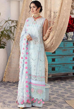 Load image into Gallery viewer, Noor by Saadia Asad - NOOR CHIKANKARI LAWN 2021 Blue Lawn Suit from Lebaasonline Largest Pakistani Clothes Stockist in the UK Shop Noor Pakistani Lawn 2021 EID COLLECTION IMROZIA COLLECTION 2021 MUZLIN EID COLLECTION &#39;21 ONLINE UK for Wedding, Party &amp; NIKAH OUTFIT Indian &amp; Pakistani Summer Dresses UK Manchester &amp; USA