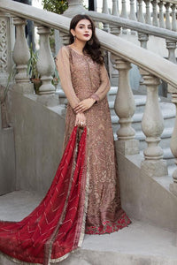 Buy Mahyar Alizeh Chiffon Collection 2021 | Naurattan Beige Chiffon Embroidered Collection from our official website. We are largest stockists of Eid Collection 2021 Buy this Eid dresses from Alizeh Chiffon 2021 unstitched and stitched. This Eid buy NEW dresses in UK USA, Manchester from latest suits in Lebaasonline