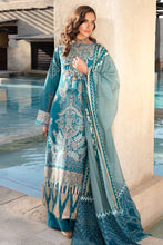 Load image into Gallery viewer, Buy Shiza Hassan Luxury Lawn 2021 | NOOR | 4B Blue lawn 2021 dress from our official website. We are largest stockists of Eid luxury lawn dresses, Maria b Eid Lawn 2021, Shiza Hassan Luxury Lawn 2021. Buy unstitched, customized &amp; Party Wear Eid collection &#39;21 online in USA UK Manchester from Lebaasonline at SALE!