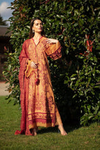 Load image into Gallery viewer, SOBIA NAZIR | PRE-FALL 2021 | PF21-1A Orange Lawn Dress available @lebasonline. We have brands such as Maria b, Sana Safinaz, Sobia Nazir for PIndian bridal dresses online USA. Evening dress can be customized at Pakistani designer boutique online UK at Lebaasonline in UK, USA, France, Birmingham, Austria at SALE! 