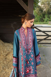 SOBIA NAZIR | PRE-FALL 2021 | PF21-5B Turquoise Lawn Original New Collection Pakistani Designer Clothing 2021 Collection Online UK at Lebaasonline and explore the online Ready Made Pakistani Clothes UK for women. A fashionable selection of designer dresses online USA including Pakistani party wear and formal UK, USA