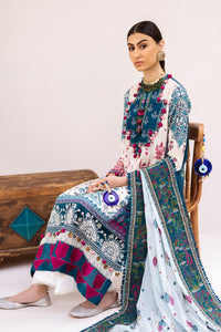 Buy ELAN LAWN 2021 | EL21-01 B (MELIKE) White luxury Lawn for Eid collection from our official website. We are largest stockists of ELAN ORIGINAL SUIT all over the world. The luxury lawn of ELAN PK  is overwhelmed for this Eid outfit The Elan lawn 2021 collection can be bought in USA UK Manchester from Lebaasonline!