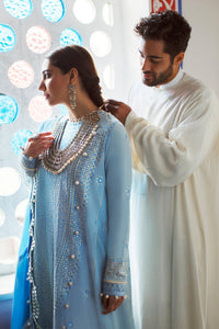 Buy ELAN LAWN 2021 | EL21-02 B (ZEL) Blue luxury Lawn for Eid collection from our official website. We are largest stockists of ELAN ORIGINAL SUIT all over the world. The luxury lawn of ELAN PK  is overwhelmed for this Eid outfit The Elan lawn 2021 collection can be bought in USA UK Manchester from Lebaasonline!