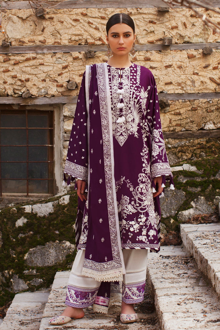 Buy ELAN LAWN 2021 | EL21-13 A (EMIRA) Purple luxury Lawn for Eid collection from our official website. We are largest stockists of ELAN ORIGINAL SUIT all over the world. The luxury lawn of ELAN PK  is overwhelmed for this Eid outfit The Elan lawn 2021 collection can be bought in USA UK Manchester from Lebaasonline!