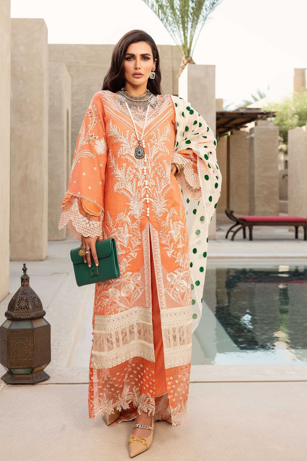 Buy Shiza Hassan Luxury Lawn 2021 | PARIZA | 5B Peach lawn 2021 dress from our official website. We are largest stockists of Eid luxury lawn dresses, Maria b Eid Lawn 2021, Shiza Hassan Luxury Lawn 2021. Buy unstitched, customized & Party Wear Eid collection '21 online in USA UK Manchester from Lebaasonline at SALE!