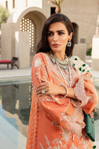 Buy Shiza Hassan Luxury Lawn 2021 | PARIZA | 5B Peach lawn 2021 dress from our official website. We are largest stockists of Eid luxury lawn dresses, Maria b Eid Lawn 2021, Shiza Hassan Luxury Lawn 2021. Buy unstitched, customized & Party Wear Eid collection '21 online in USA UK Manchester from Lebaasonline at SALE!