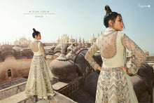 Load image into Gallery viewer, SAMPANN NX | ANARKALI INDIAN WEAR | 5603 Light Gray Anarkali Heavy and Beautiful Embroidered Party &amp; Wedding Wear Indian Salwar Suits With Beautiful Soft net Dupatta. We have various Indian designers collection like Aashirwad, Vipul, Mohini. Get yourself customized outfit in UK, USA, Spain from Lebaasonline.co.uk